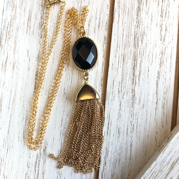 Black Obsidian Pendant Necklace - Picture 2 of 2